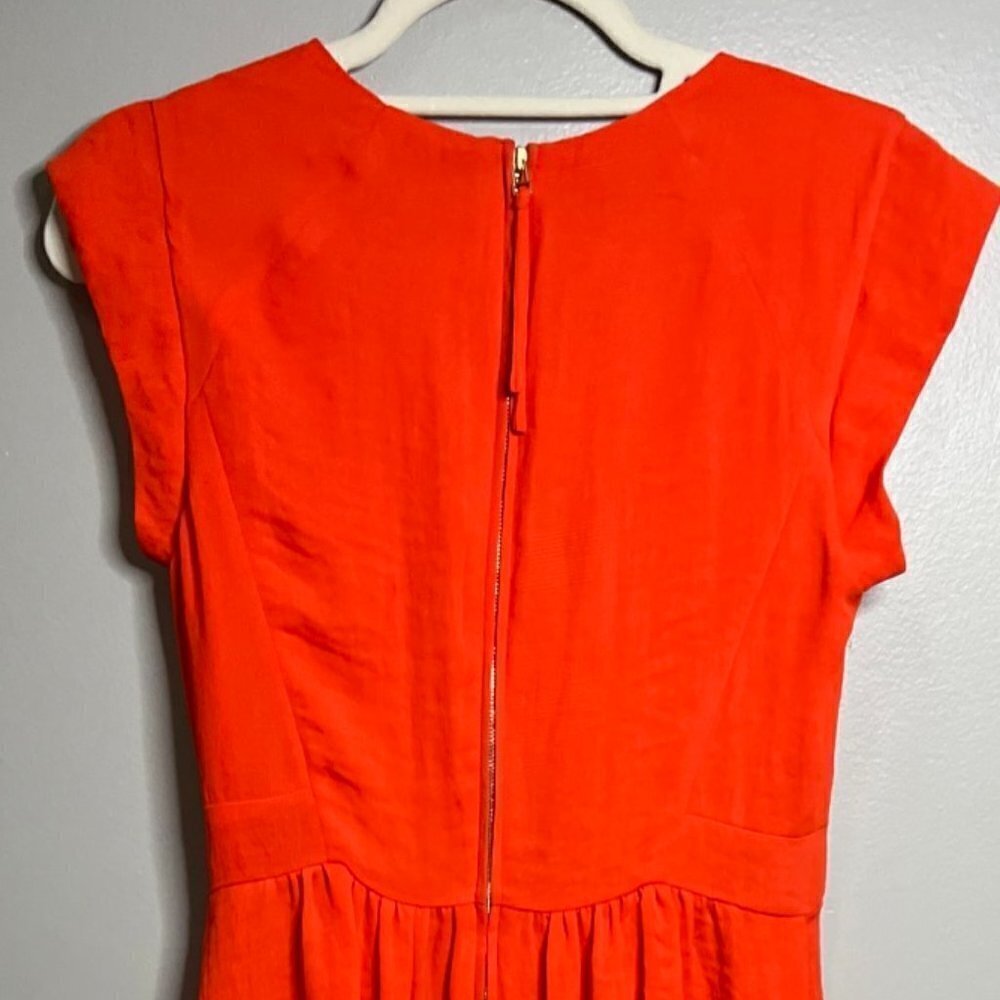 Rebecca Taylor Easy dress Size 8 in Persimmon - Picture 4 of 5